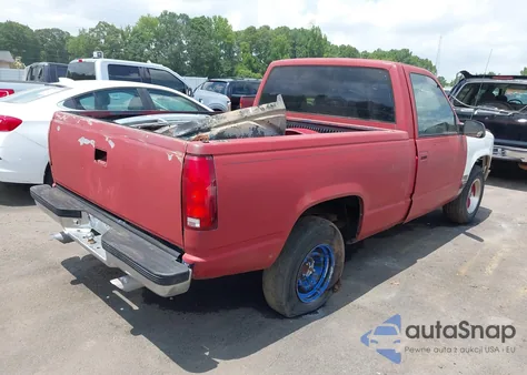 1990 GMC Sierra C1500 из США, поврежденный, VIN 1GTDC14K2LZ541447